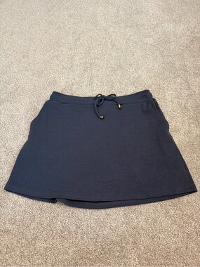 Jess Lea Women's Navy Knit Drawstring Skort
